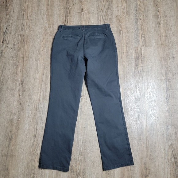 Lee Straight Leg Relaxed Fit Black Pants ~ Sz 10 ~ Mid Rise ~ 30" Inseam - Picture 7 of 7